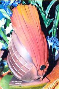 Oeuf décoré en chocolat