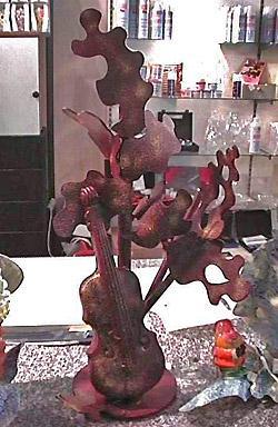 Violon en chocolat