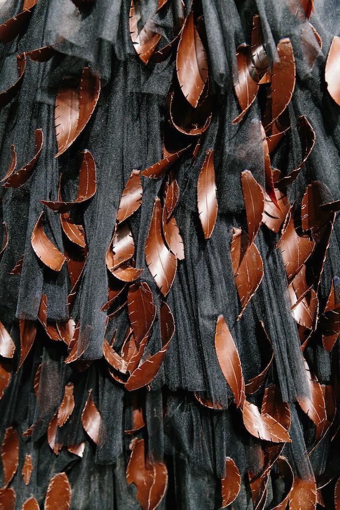 La robe en chocolat de Neuhaus et Natan©Kevin Faingnaert