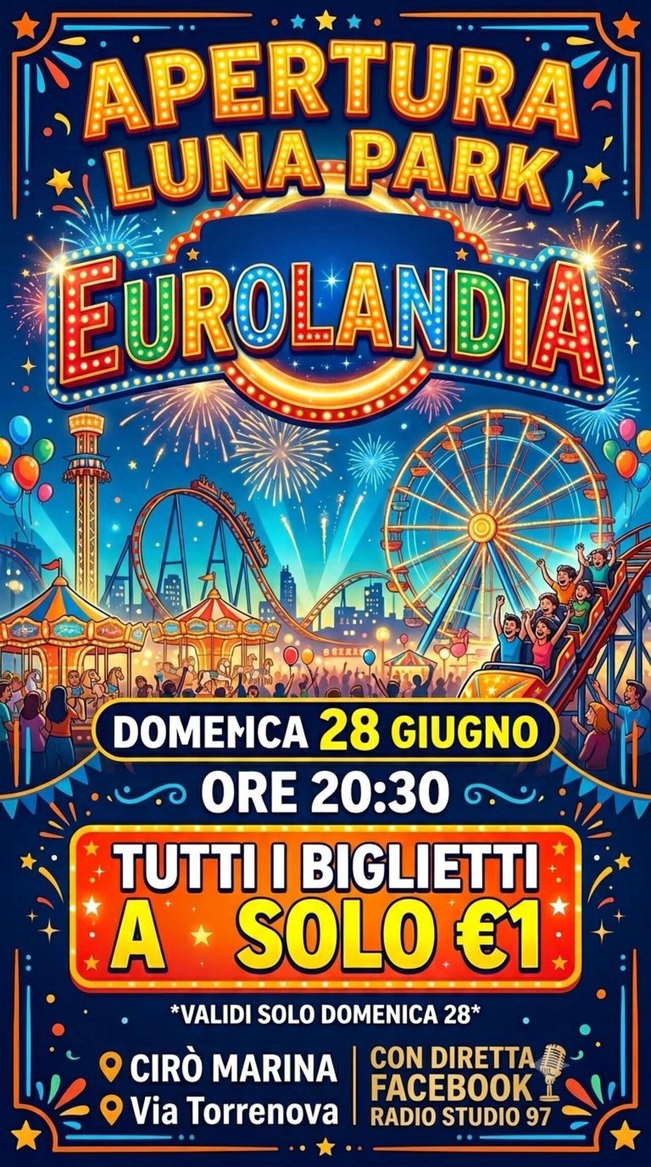 Apertura LUNA PARK EUROLANDIA  