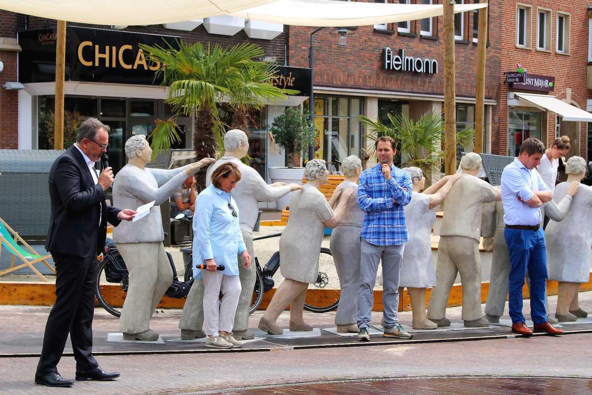 Kunstprojekt „Alltagsmenschen“ in Meppens Innenstadt realisiert