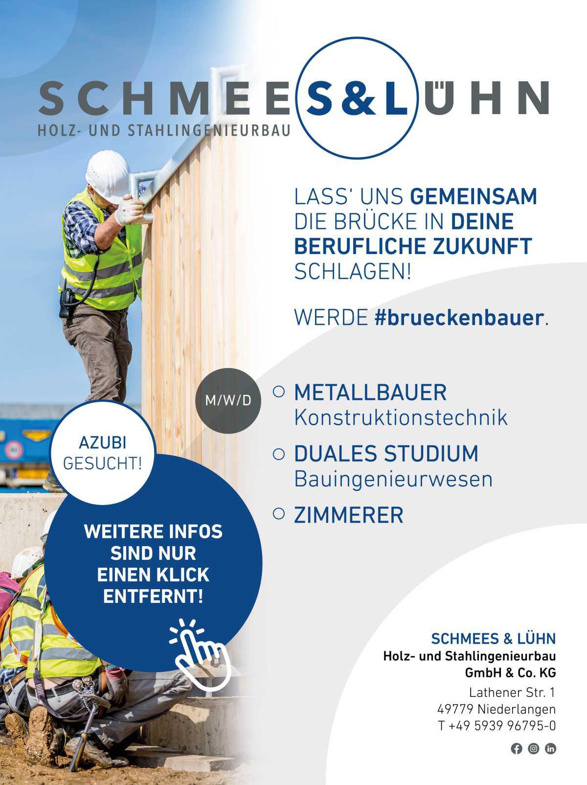 Schmees & Lühn GmbH & Co. KG sucht Auszubildende (m/w/d)