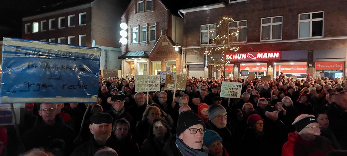 Meppen: Demonstration gegen Rechtsextremismus und Rassismus