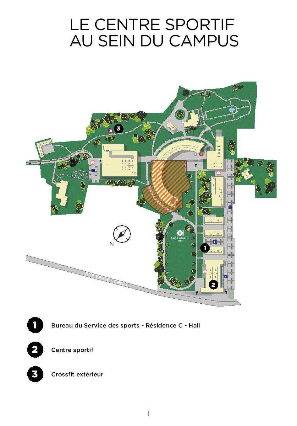 Map of the Campus -> SPORT