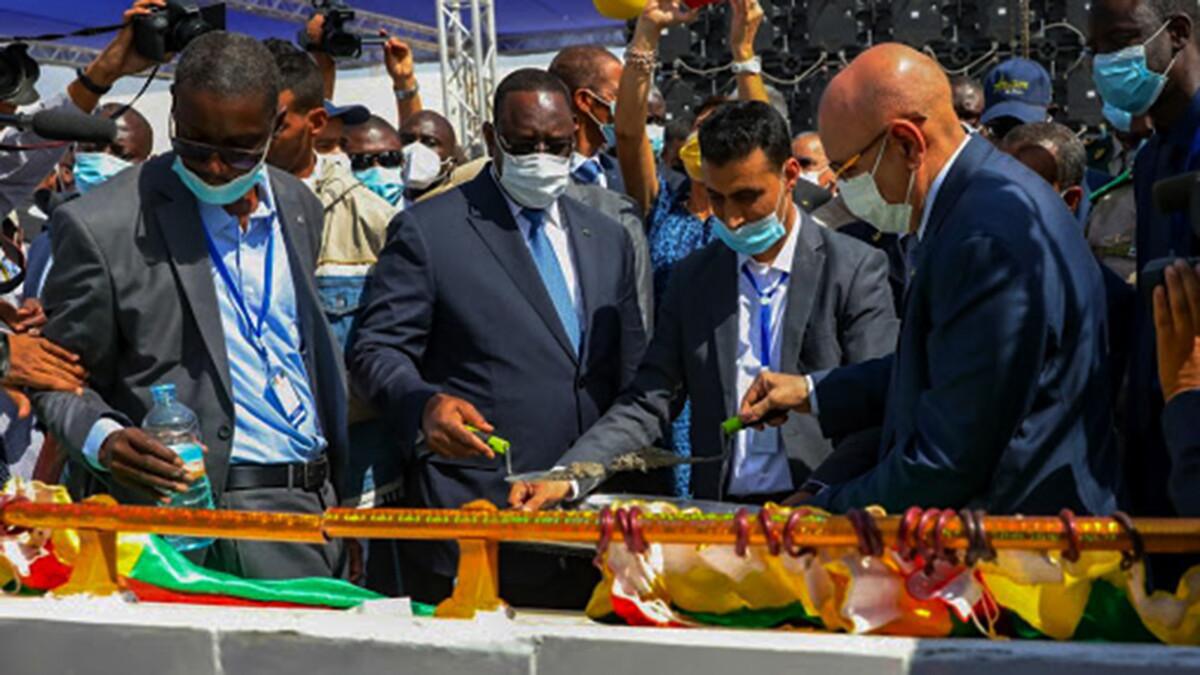 موريتانيا والسنغال تضعان حجر الأساس لبناء جسر حيوي بين البلدين موريتانيا والسنغال تضعان حجر الأساس لبناء جسر حيوي بين البلدين