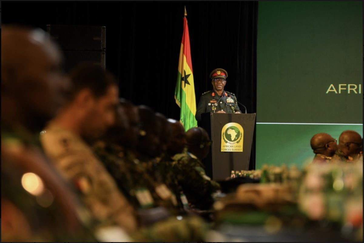 القارة الأفريقية تعزز أمنها الجماعي: 40 دولة تجتمع في غانا لقمة القوات البرية 2025 القارة الأفريقية تعزز أمنها الجماعي: 40 دولة تجتمع في غانا لقمة القوات البرية 2025