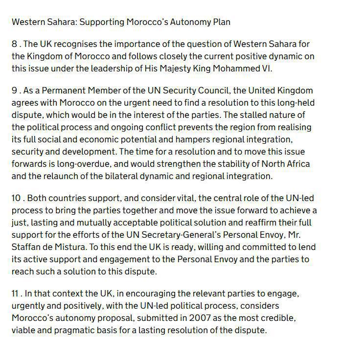 بعد باريس وواشنطن، لندن تنضم: المملكة المتحدة تعترف بالحكم الذاتي المغربي في الصحراء الغربية في تحول دبلوماسي تاريخي بعد باريس وواشنطن، لندن تنضم: المملكة المتحدة تعترف بالحكم الذاتي المغربي في الصحراء الغربية في تحول دبلوماسي تاريخي