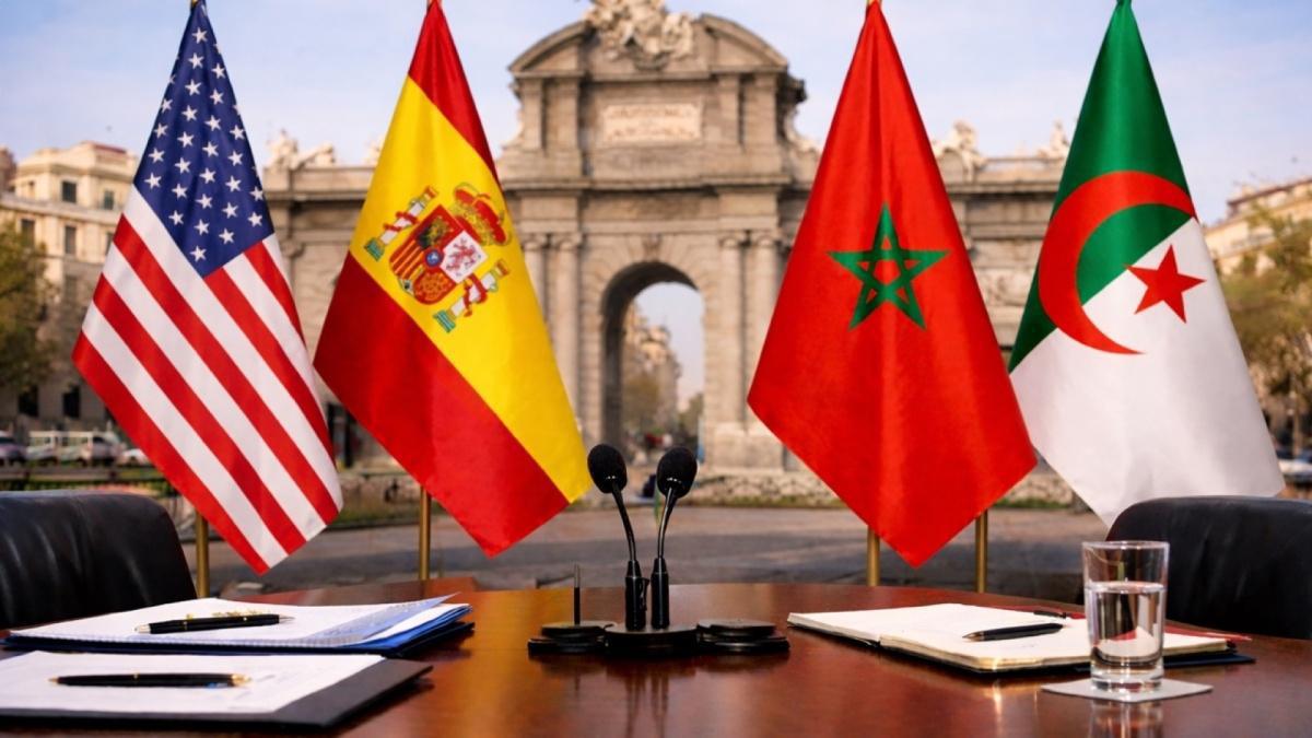 انطلاقة تاريخية للحوار حول الصحراء في مدريد بمشاركة المغرب والجزائر وموريتانيا والبوليساريو انطلاقة تاريخية للحوار حول الصحراء في مدريد بمشاركة المغرب والجزائر وموريتانيا والبوليساريو