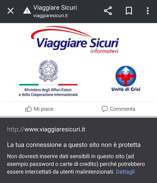 Viaggiare sicuri