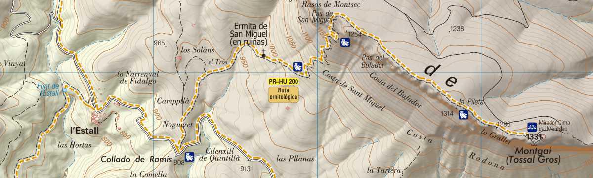 PR-HU 200: Cumbre del Montsec de l'Estall