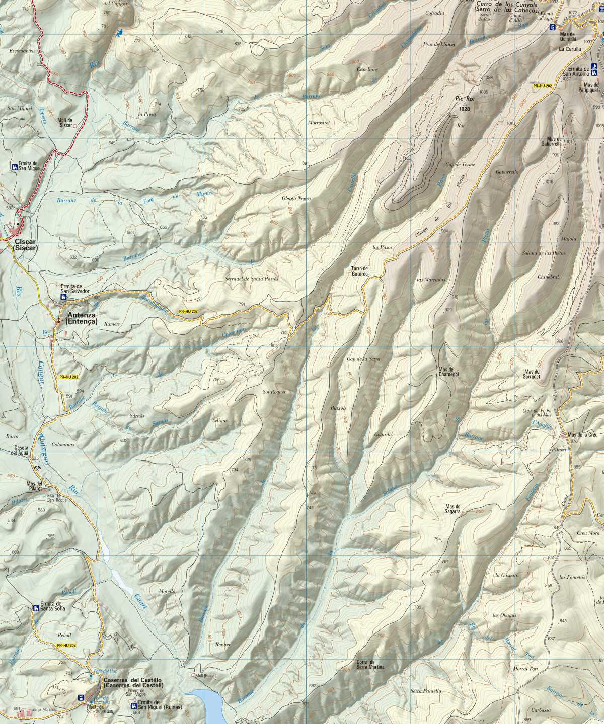 PR-HU 202: Caserras - Antenza - Mas de Quintillá PR-HU 202: Caserras - Antenza - Mas de Quintillá