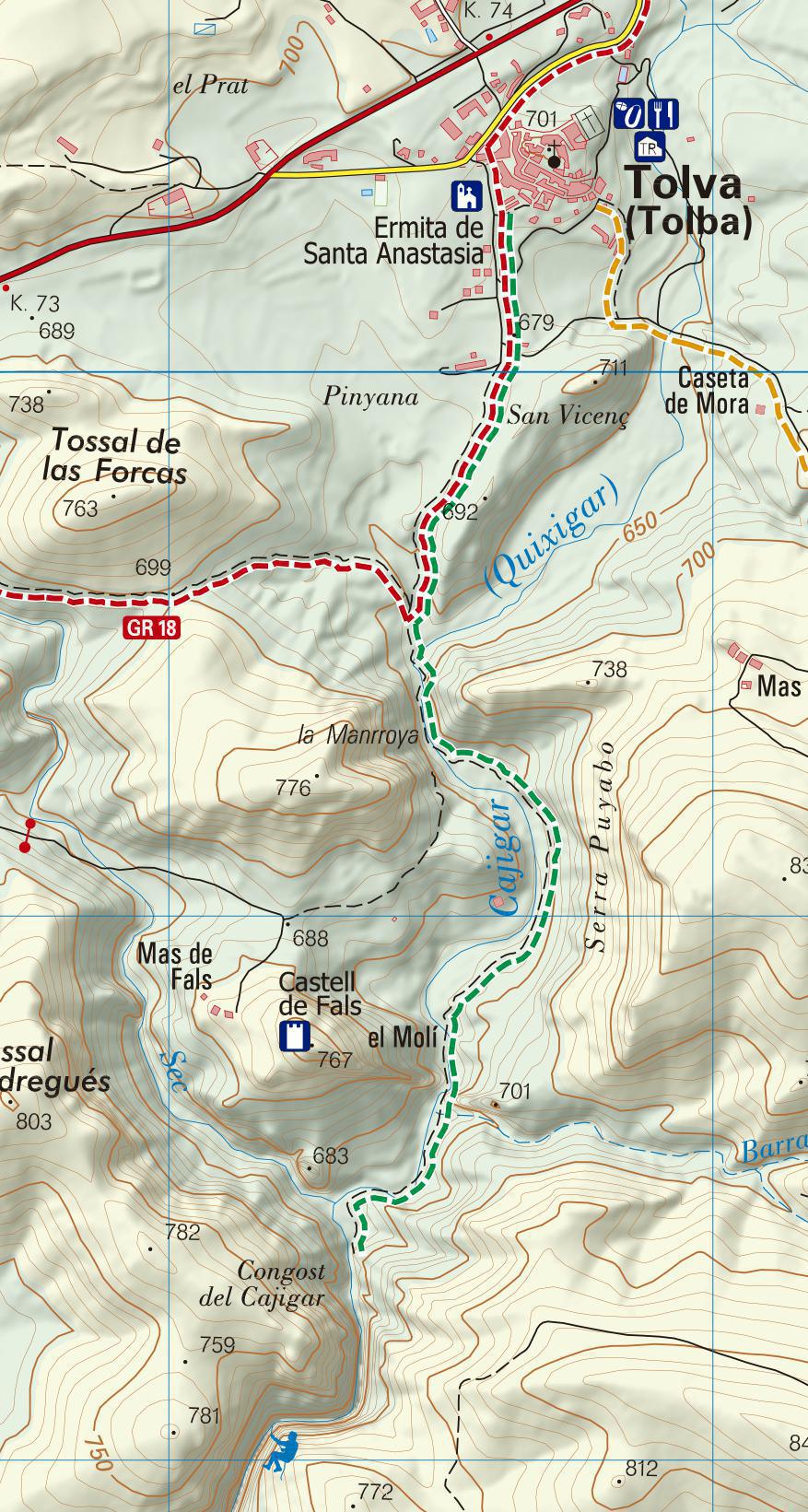 Ruta al Congost del Cajigar Ruta al Congost del Cajigar