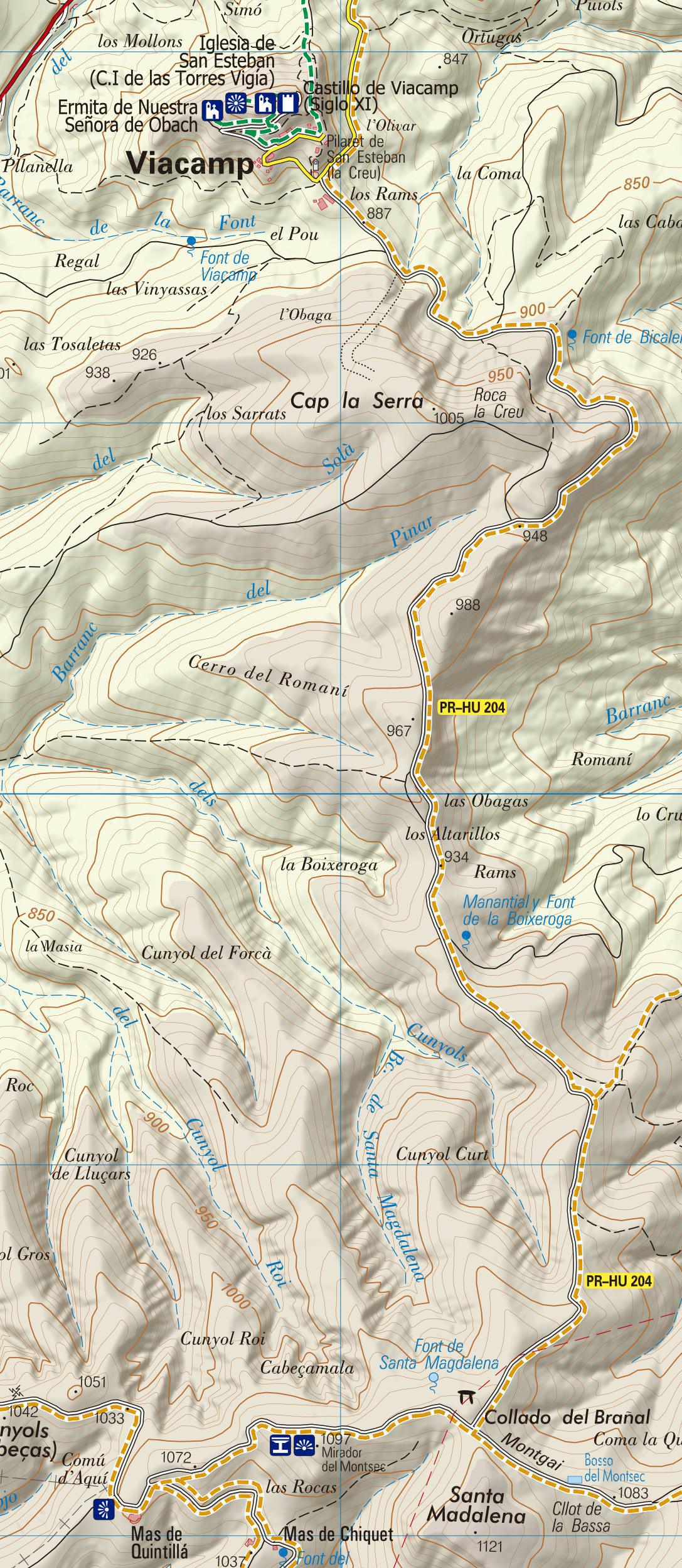 PR-HU 204, opción 1: Viacamp - Mas de Quintillá PR-HU 204, opción 1: Viacamp - Mas de Quintillá