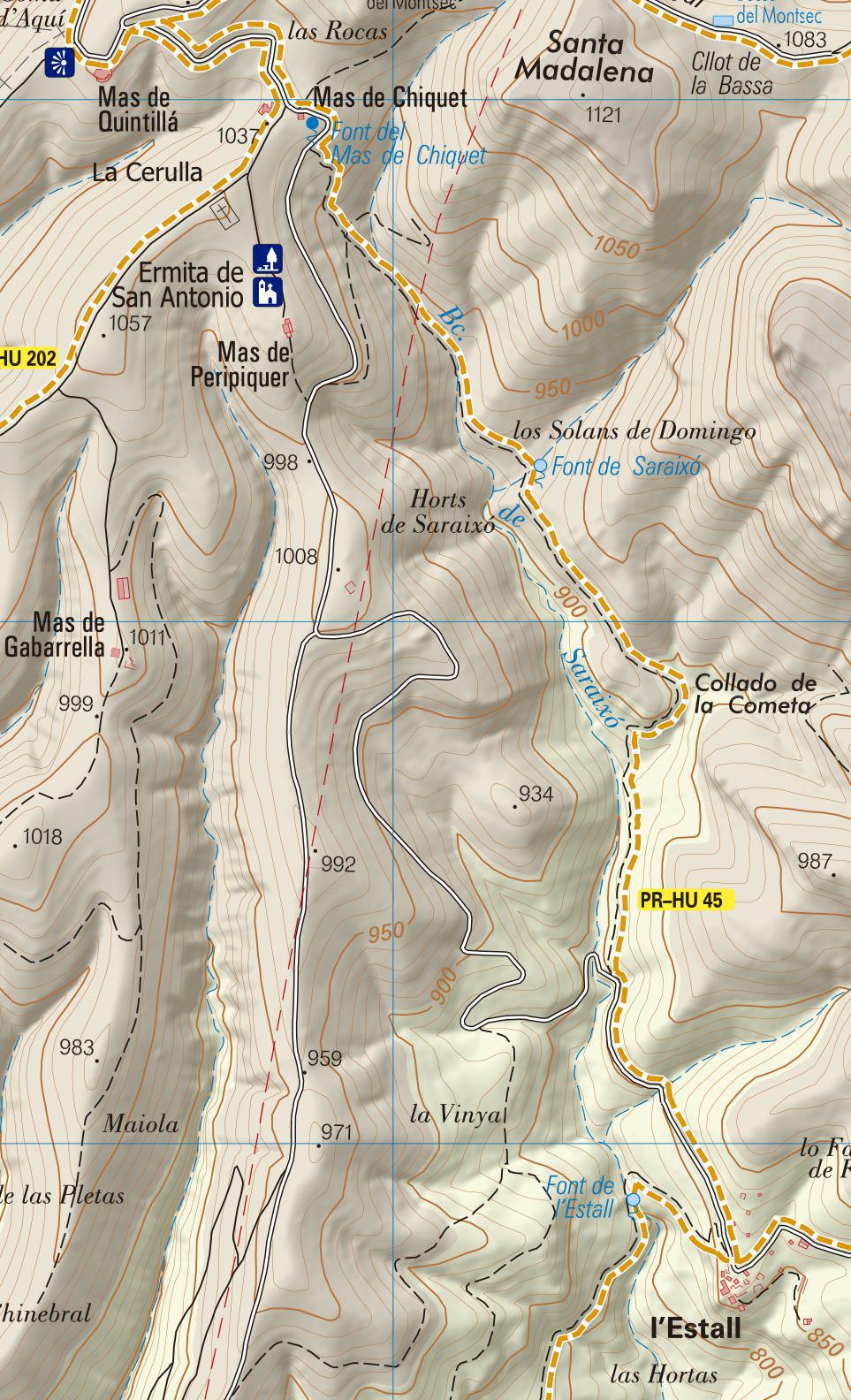 PR-HU 45, etapa 4: Mas de Quintillá - l'Estall PR-HU 45, etapa 4: Mas de Quintillá - l'Estall