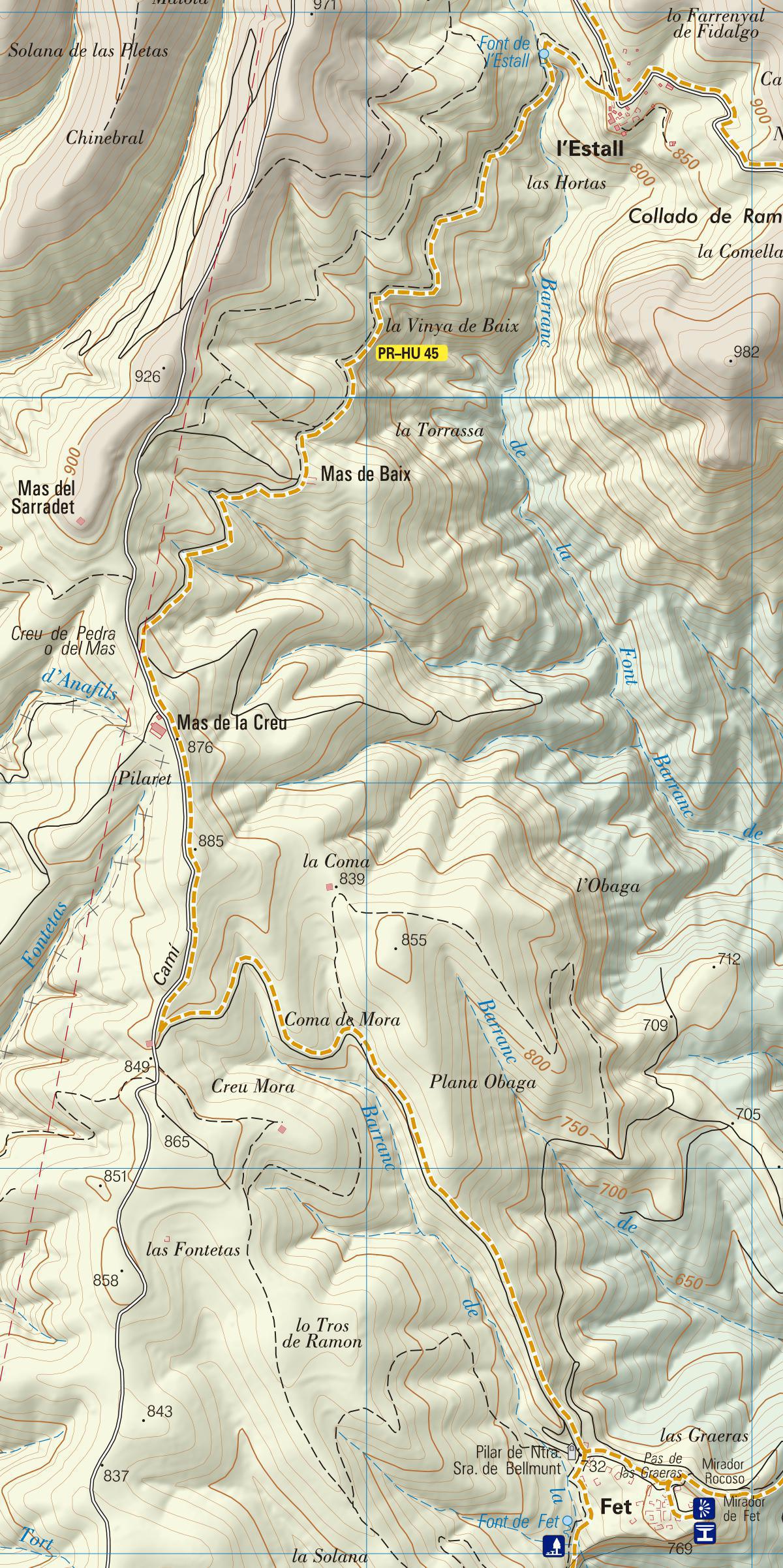 PR-HU 45, etapa 5: L'Estall - Fet PR-HU 45, etapa 5: L'Estall - Fet
