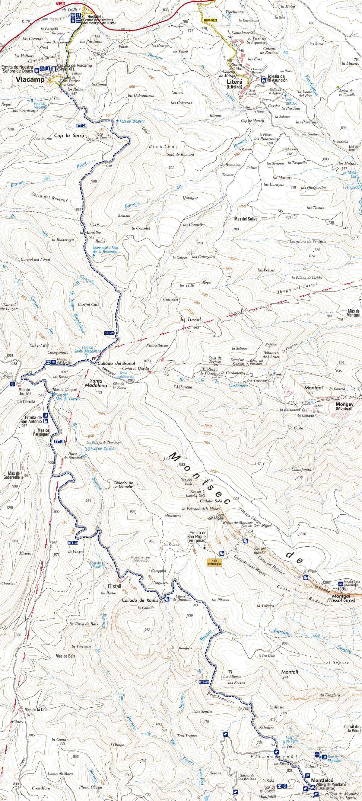 BTT 28: Viacamp - l'Estall - Montfalcó BTT 28: Viacamp - l'Estall - Montfalcó