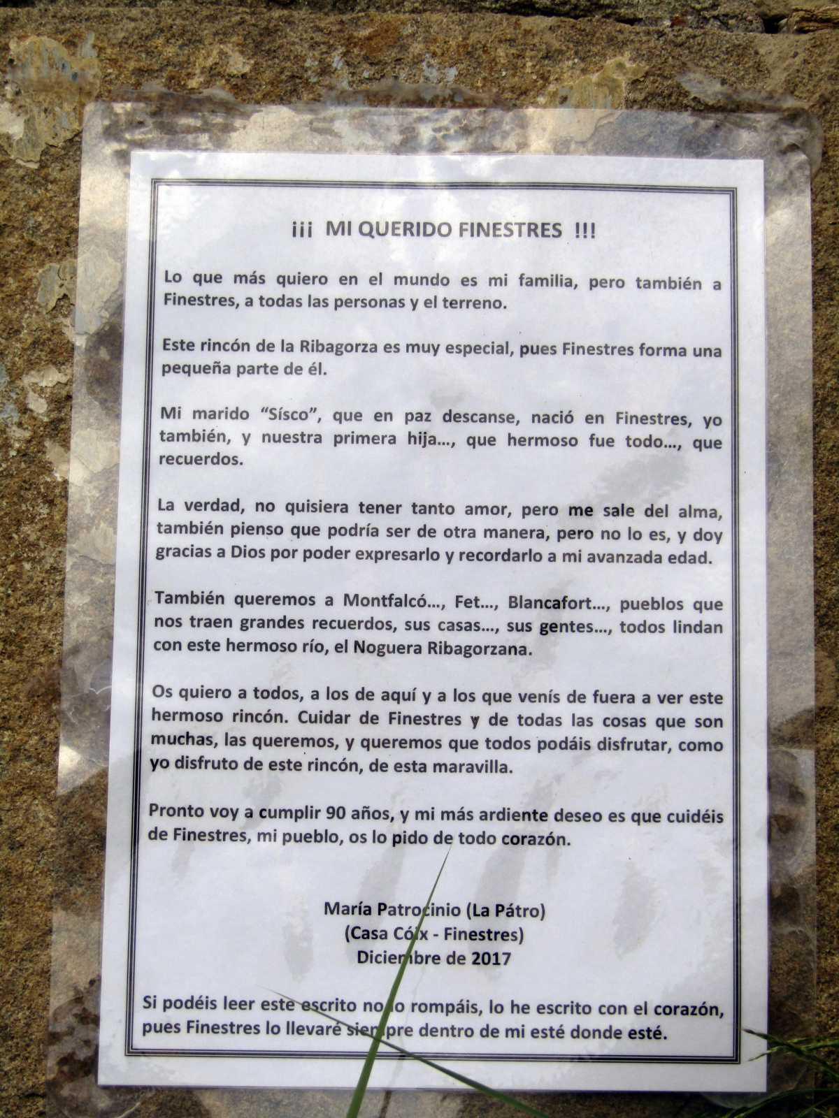 Finestres (deshabitado) Finestres (deshabitado)