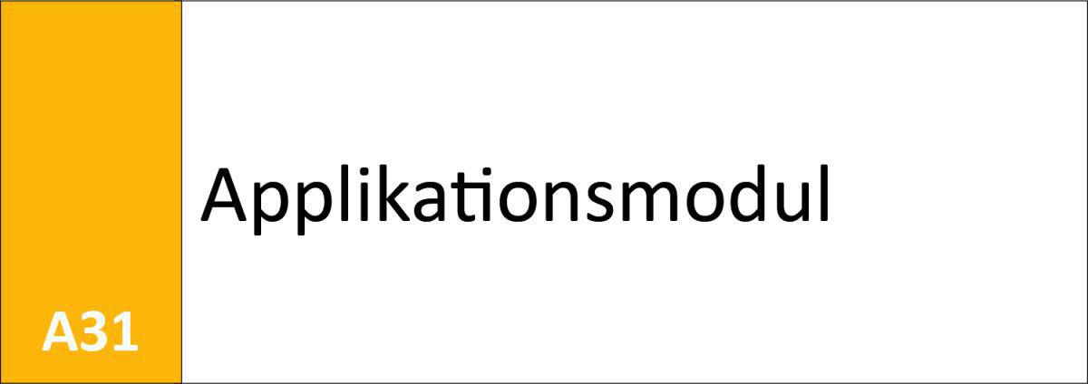 A31 Applikationsmodul A31 Applikationsmodul