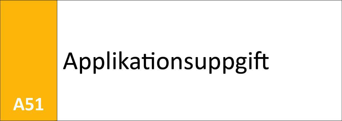 A51 Applikationsuppgift A51 Applikationsuppgift