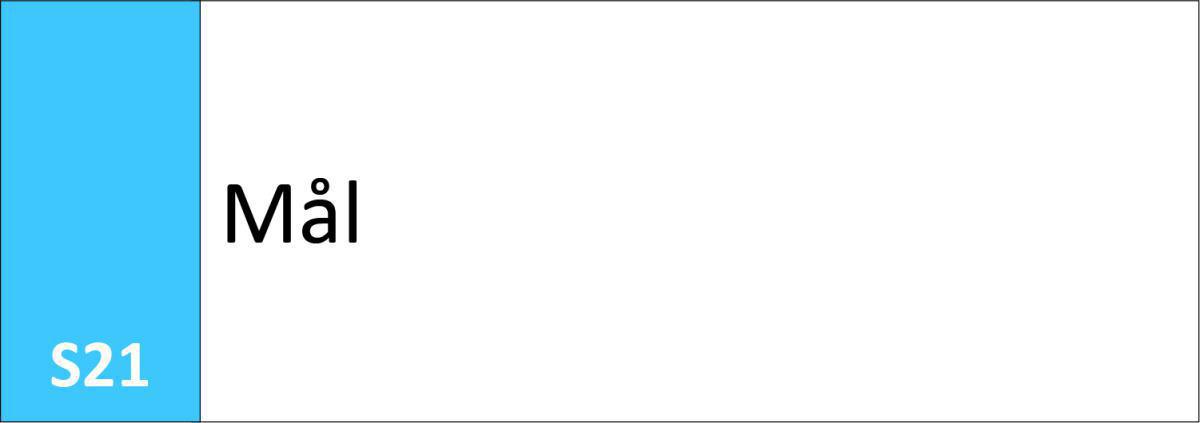 S21 Mål S21 Mål