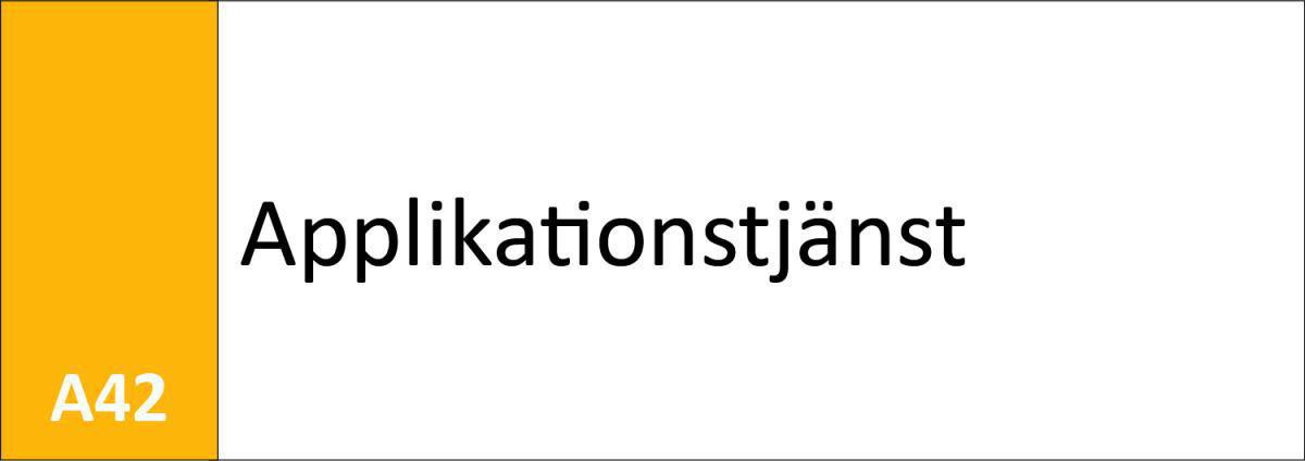 A42 Applikationstjänst A42 Applikationstjänst