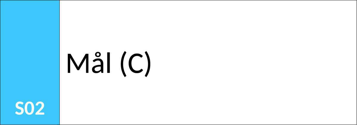 S02 Mål (C) S02 Mål (C)