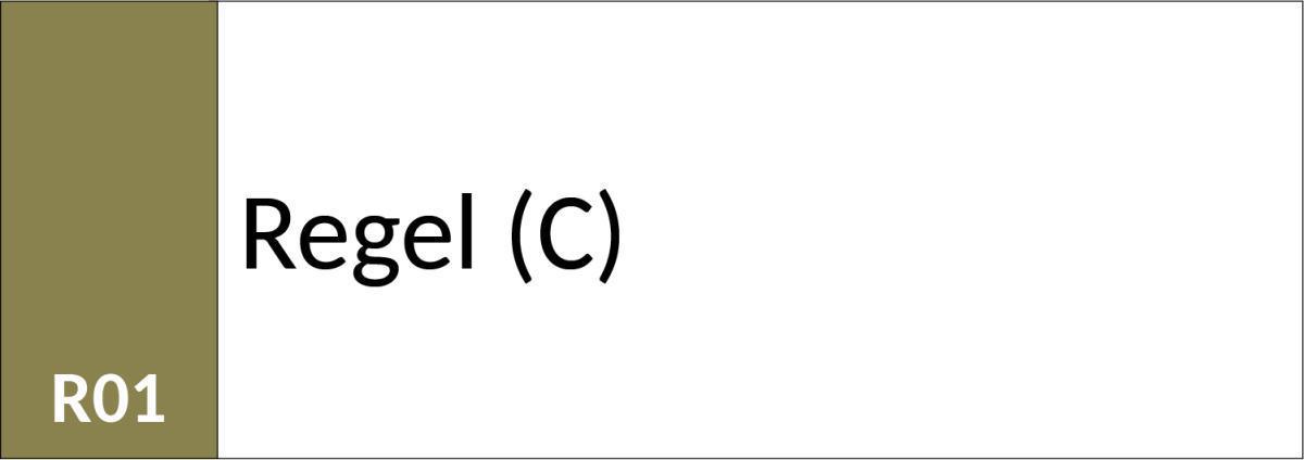 R01 Regel (C) R01 Regel (C)