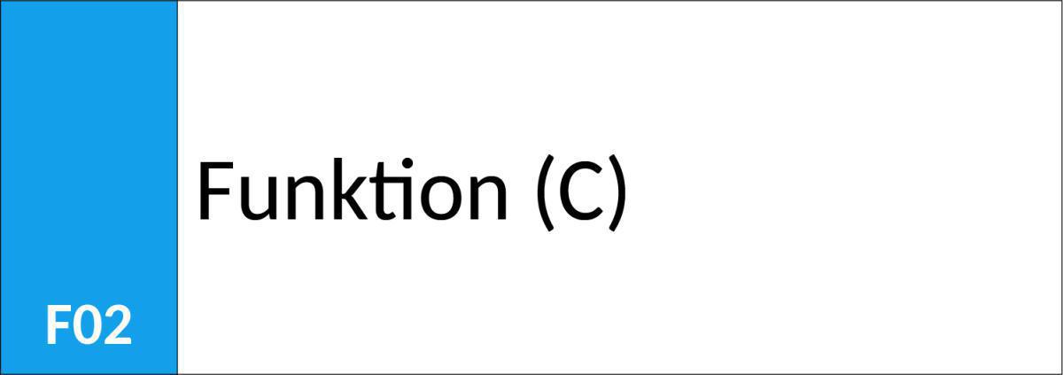 F02 Funktion (C) F02 Funktion (C)