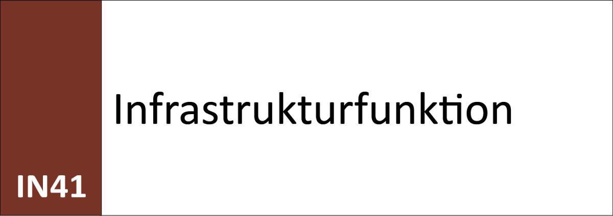 IN41 Infrastrukturfunktion IN41 Infrastrukturfunktion