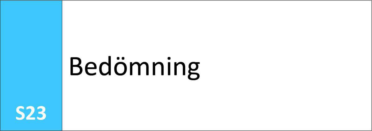 S23 Bedömning S23 Bedömning