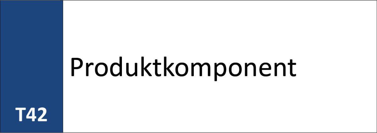 T42 Produktkomponent T42 Produktkomponent