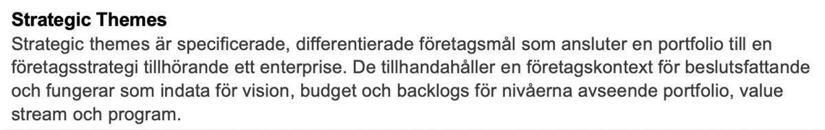 SAFe och Prime Arch SAFe och Prime Arch