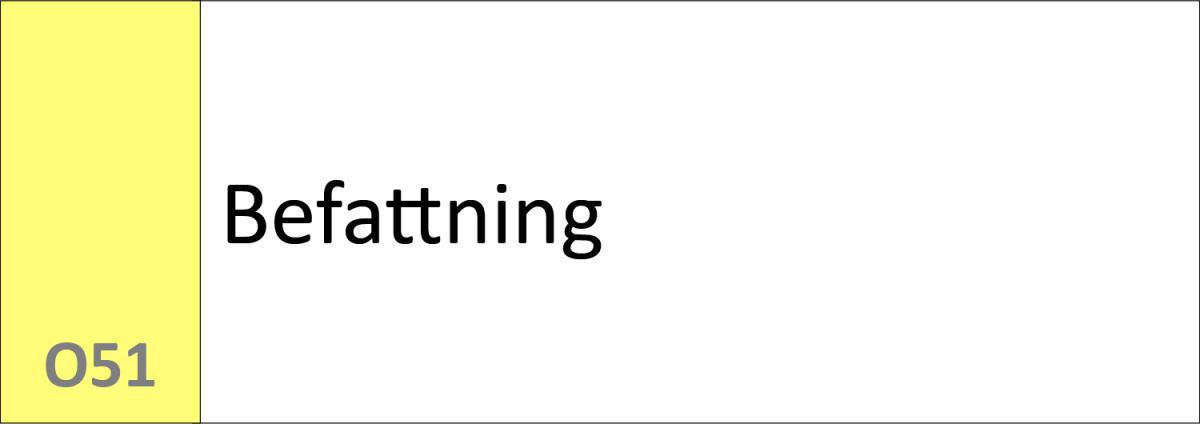 O51 Befattning O51 Befattning