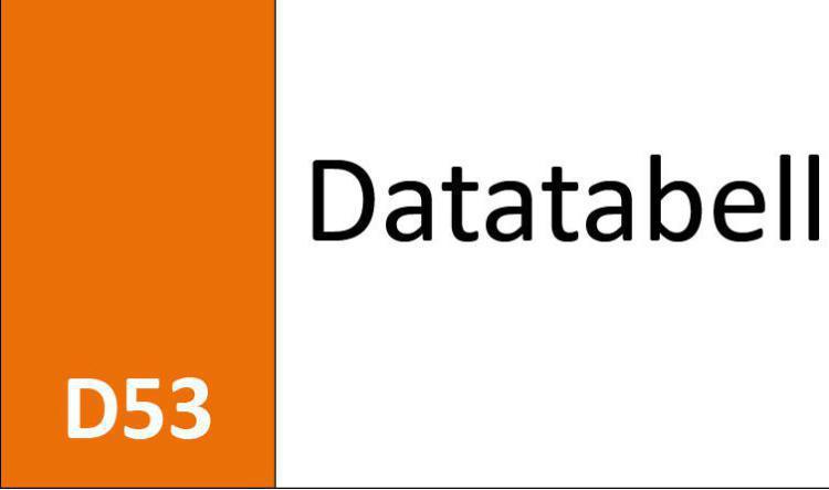D53 Datatabell