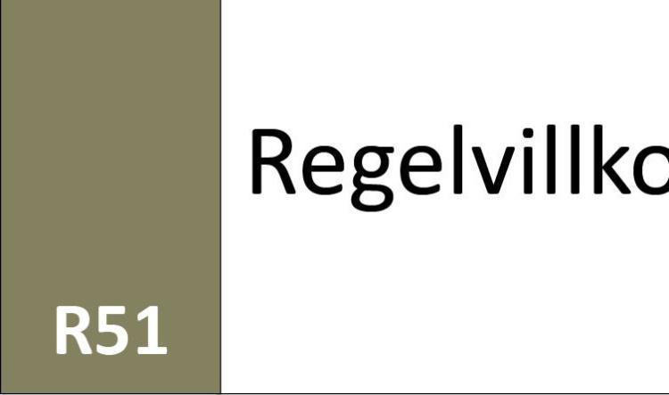 R51 Regelvillkor