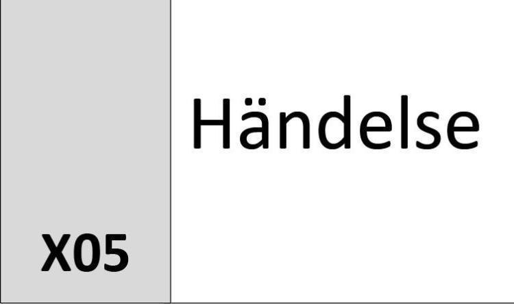 X05 Händelse