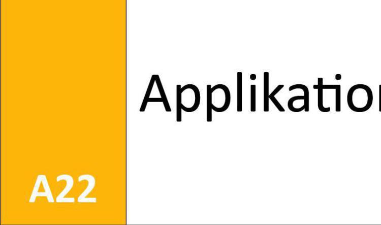 A22 Applikationsflöde