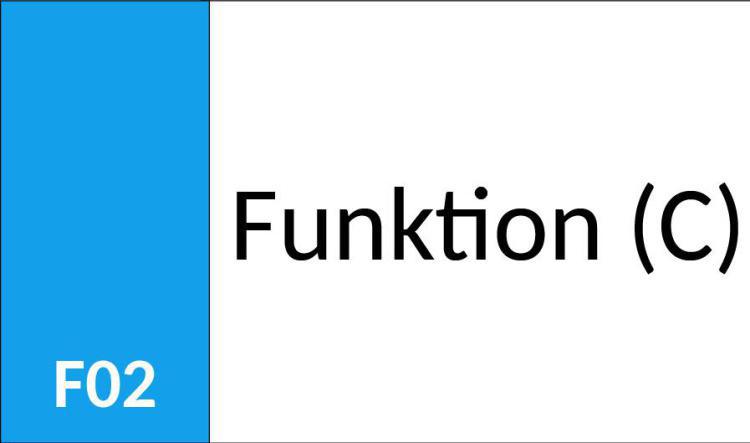 F02 Funktion (C)