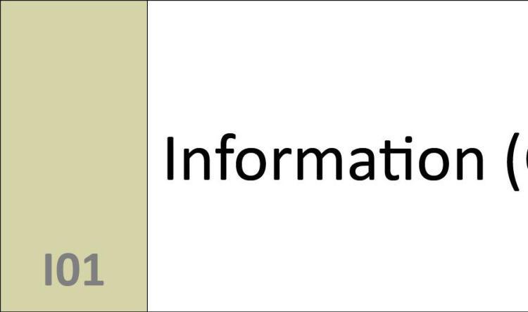 I01 Information (C)