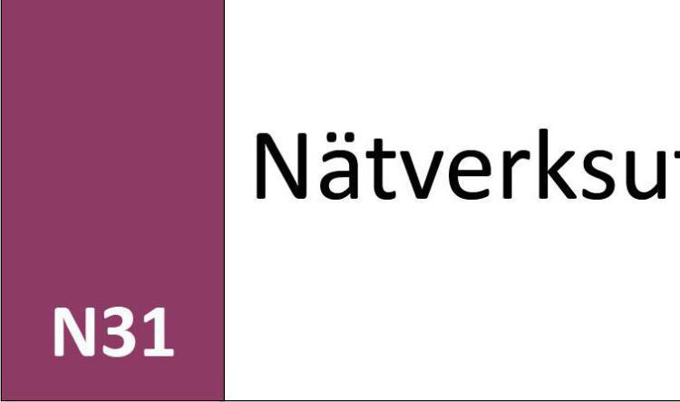 N31 Nätverksutrustning