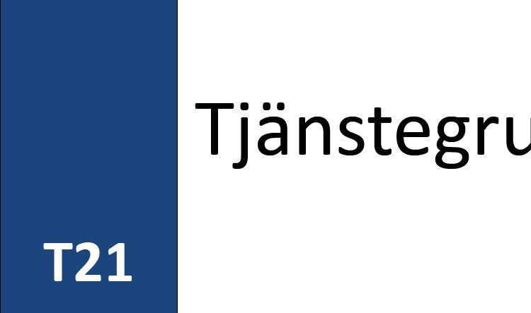 T21 Tjänstegrupp