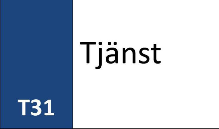 T31 Tjänst