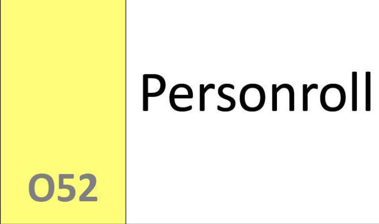 O52 Personroll