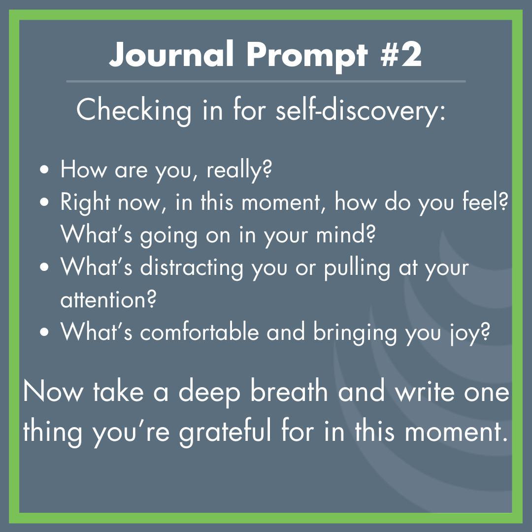 Journal Prompt #2