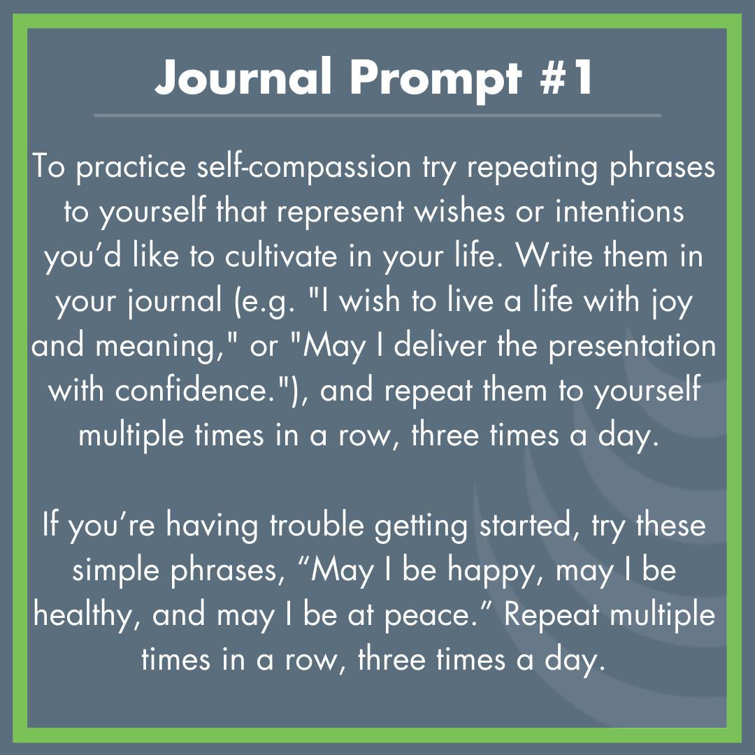Journal Prompt #1