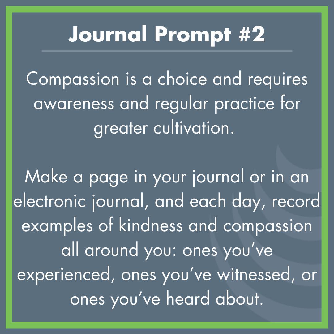 Journal Prompt #2