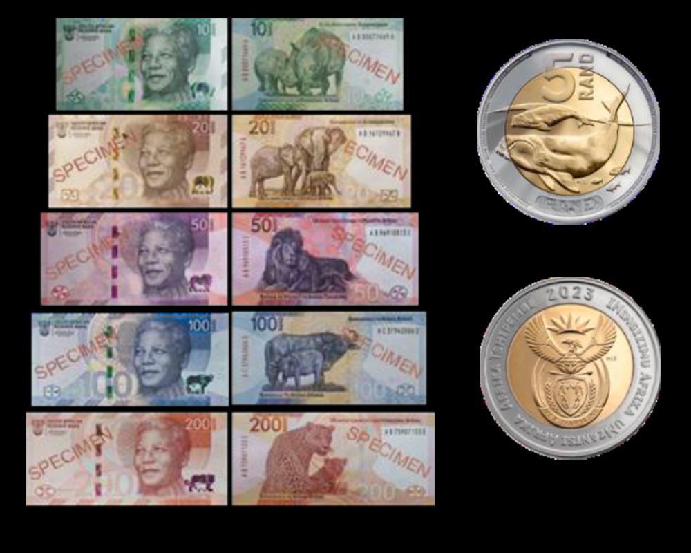 South African Reserve Bank issues upgraded banknotes and coin