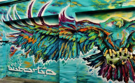 Art urbain, rue des Bergers, à Grenoble. Photo (c) Anaïs Mariotti