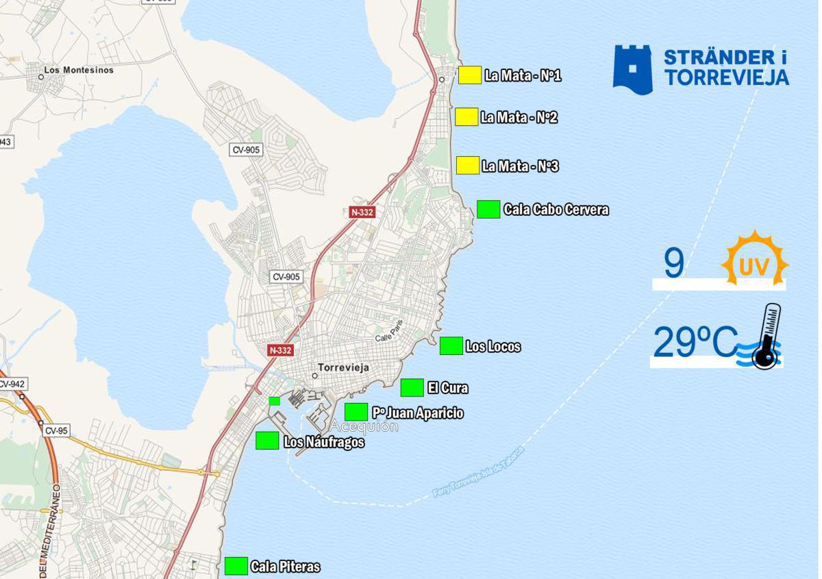 Stränder i Torrevieja