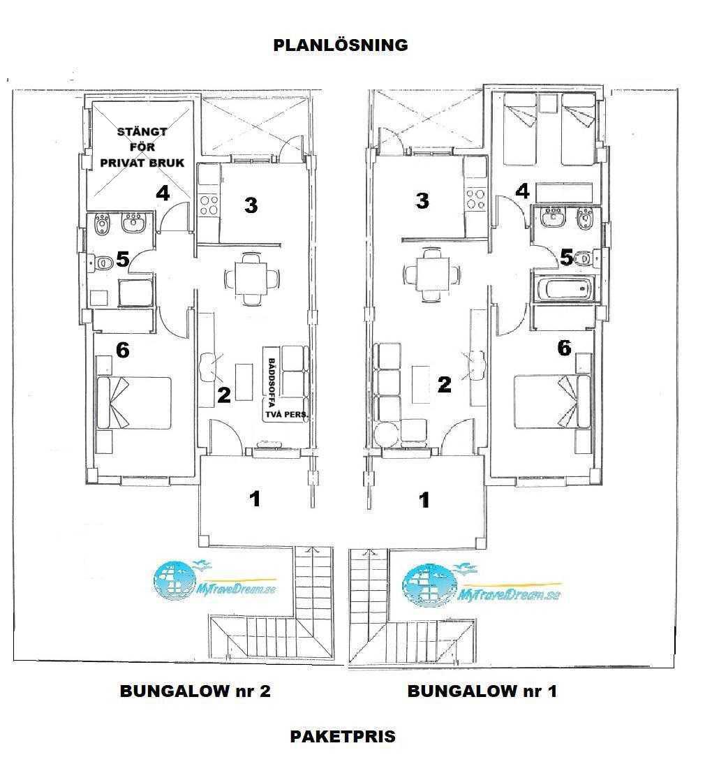Unikt paketpris 2 grannbungalow i Torrevieja